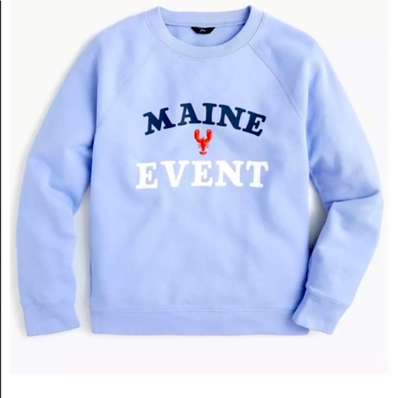 J. Crew Tops - J CREW “Maine Event” LOBSTER SWEATSHIRT
